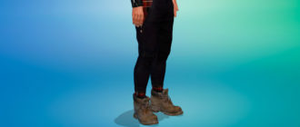 Ботинки Коннора из Detroit Become Human для Симс 4 – фото 1