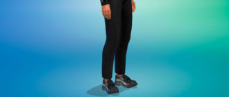 Элегантные туфли дерби для Симс 4 – фото 1