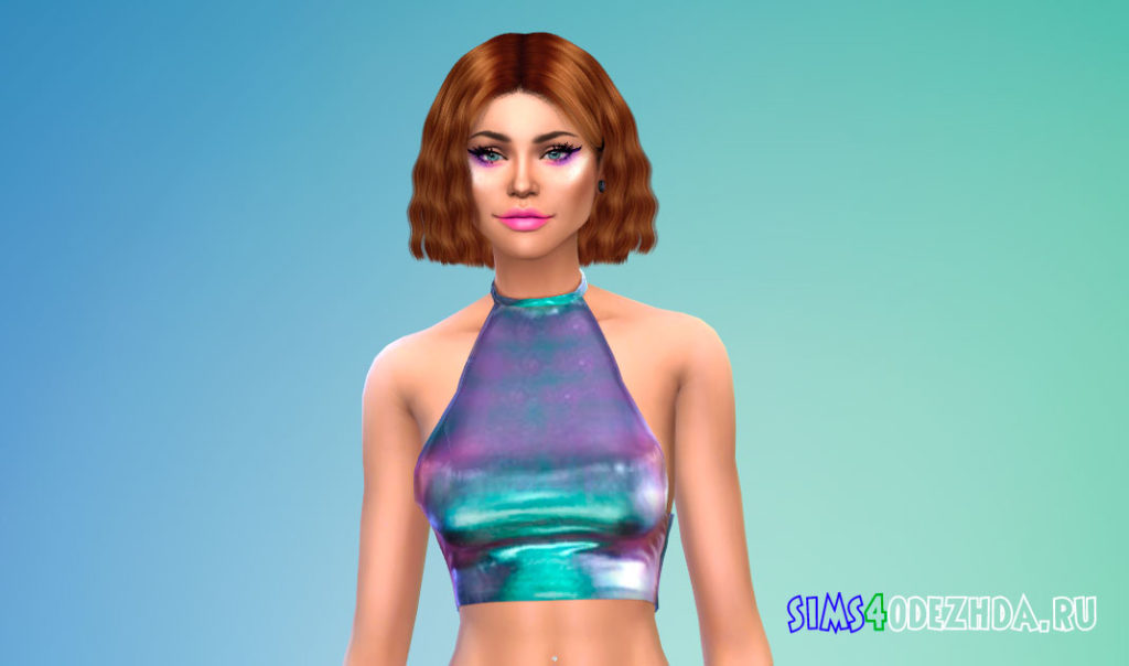 Короткие волнистые волосы для ваших симок для Симс 4 – фото 2