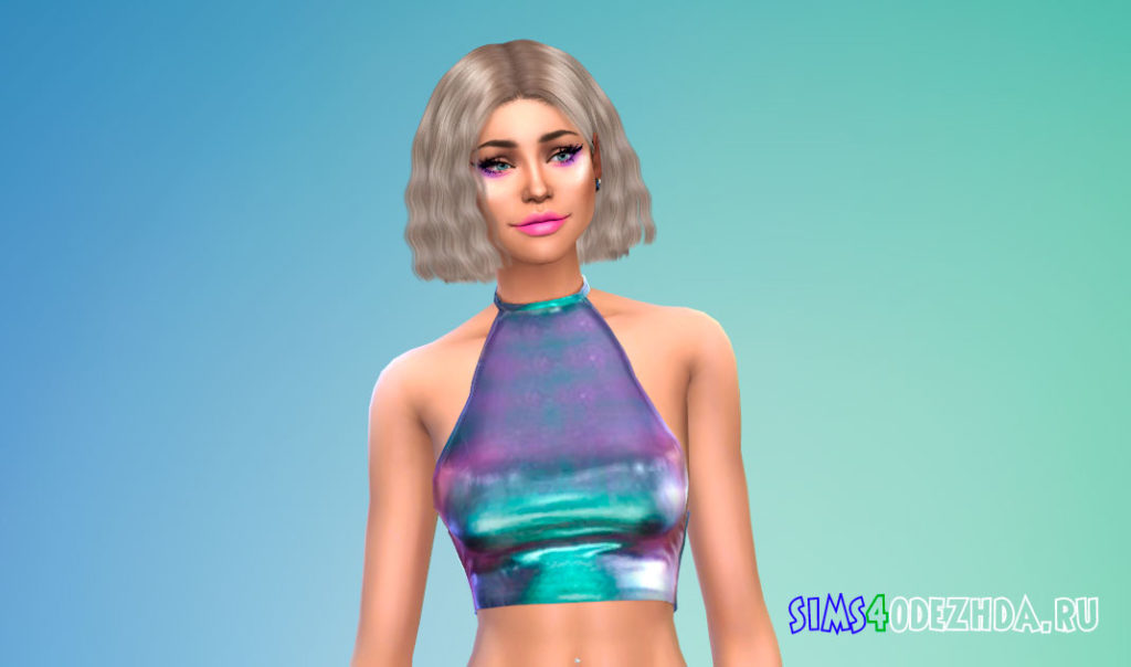 Короткие волнистые волосы для ваших симок для Симс 4 – фото 3