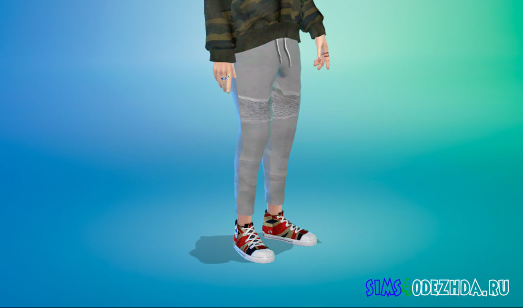 Кроссовки Converse All Star для Симс 4 – фото 1