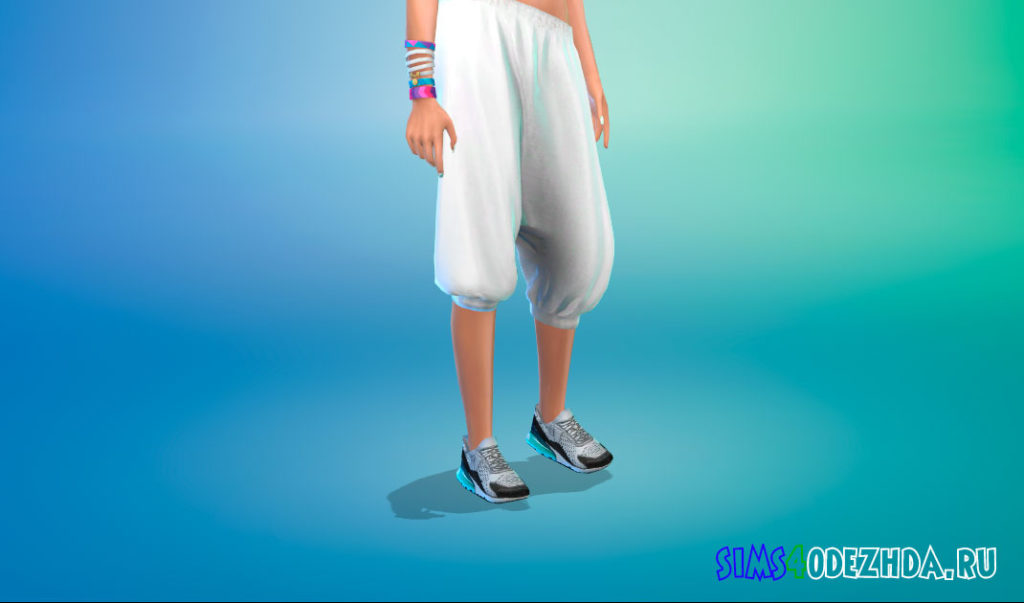 Кроссовки с яркой подошвой для Симс 4 – фото 2
