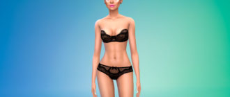 Набор сексуального нижнего белья для Симс 4 – фото 1