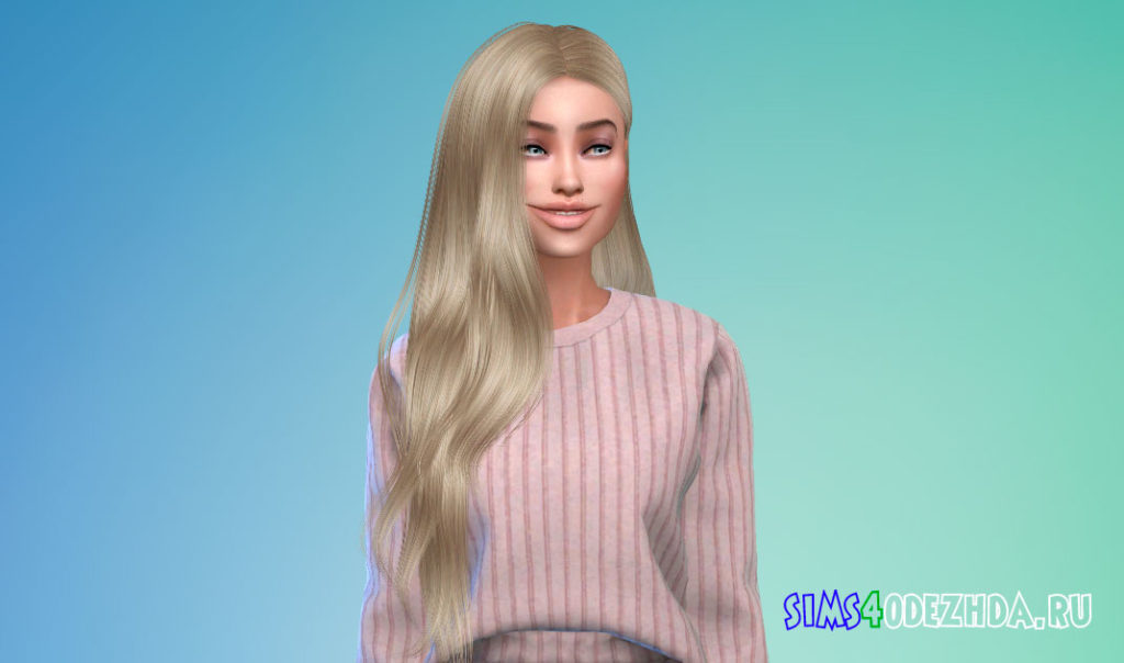 Прическа с открытым ухом для Симс 4 – фото 2