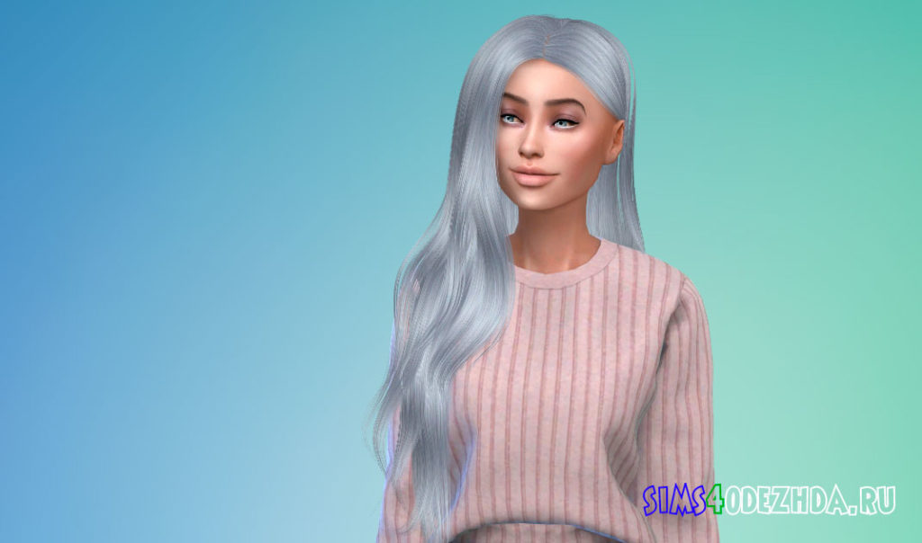 Прическа с открытым ухом для Симс 4 – фото 3