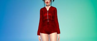 Прикольный женский наряд для Симс 4 – фото 1