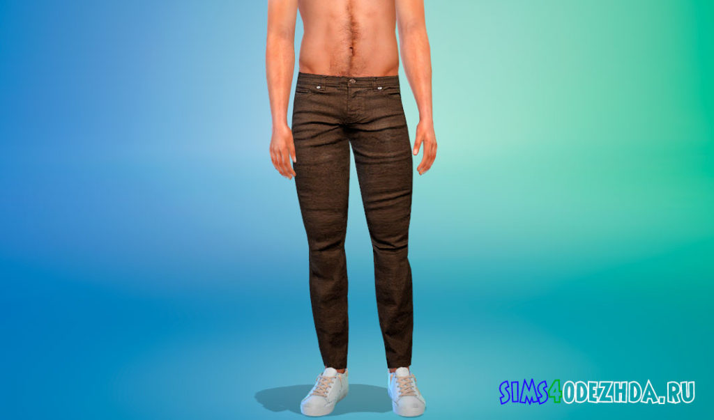 Реалистичные джинсы для мужчин для Симс 4 – фото 2