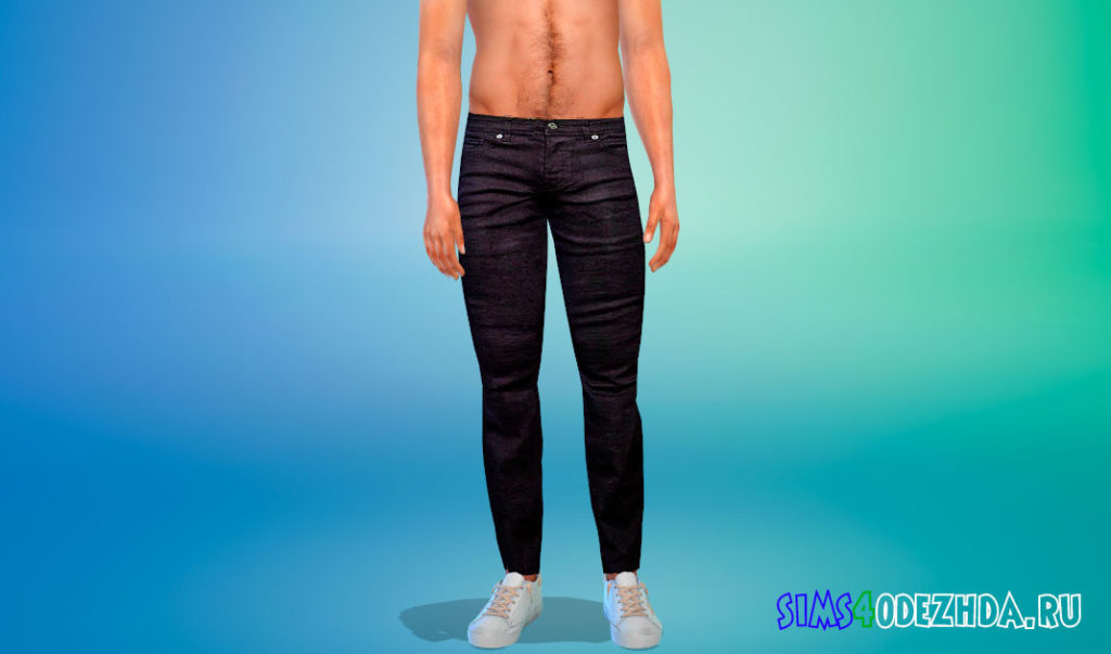 Реалистичные джинсы для мужчин для Симс 4 – фото 3