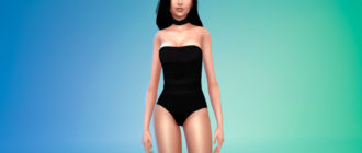 Боди-чокер для Симс 4 – фото 1