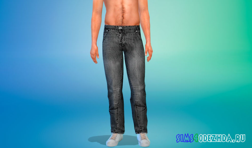Модные джинсы для мужчин для Симс 4 – фото 2