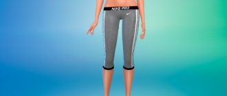 Спортивные леггинсы Найк для Симс 4 – фото 1