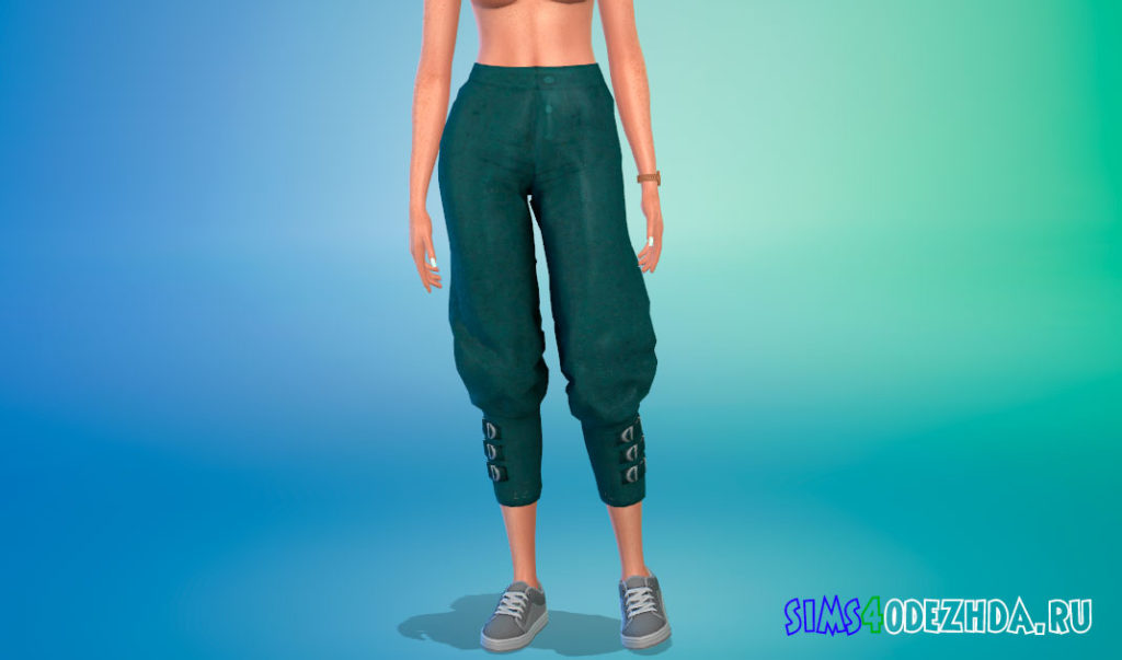 Женские шаровары для Симс 4 – фото 2