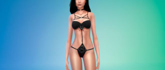 Кружевное оригинальное белье для Симс 4 – фото 1