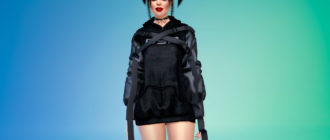 Стильная женская толстовка для Симс 4 – фото 1