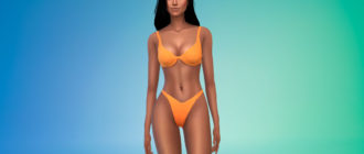 Стильное бикини для Симс 4 – фото 1