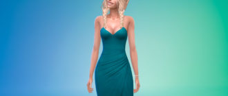 Красивое летнее платье для Симс 4 – фото 1