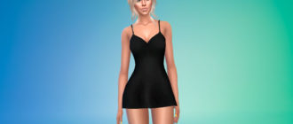 Маленькое милое платье для Симс 4 – фото 1