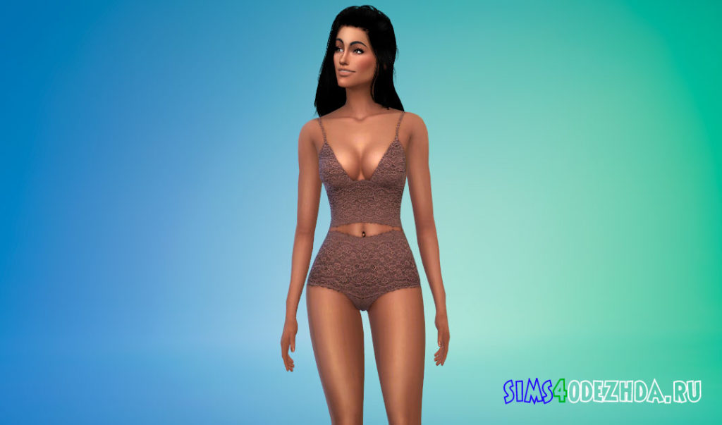 Нижнее белье с кружевами для Симс 4 – фото 3