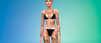 Татуировки на все тело для Симс 4 – фото 1