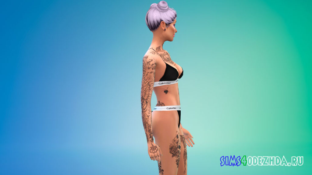 Татуировки на все тело для Симс 4 – фото 2