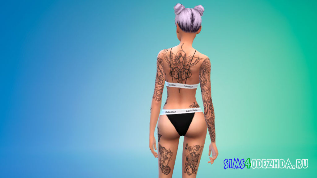 Татуировки на все тело для Симс 4 – фото 3