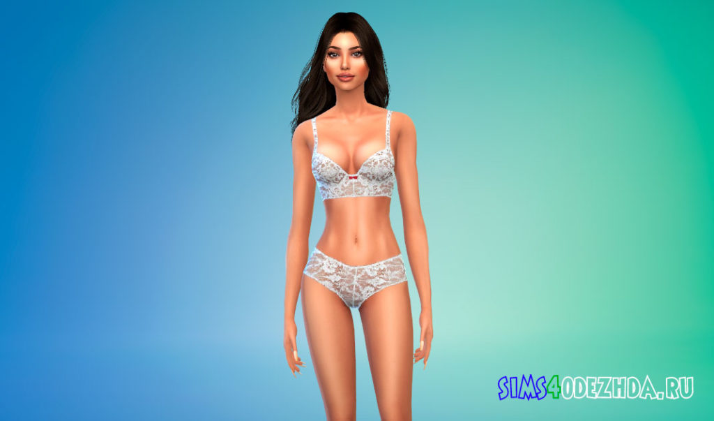 Женское кружевное белье для Симс 4 – фото 3