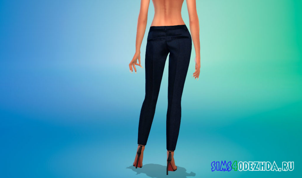 Элегантные женские брюки для Симс 4 – фото 3