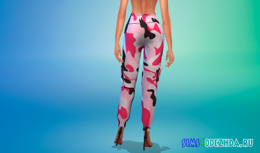 Камуфляжные штаны для Симс 4 – фото 3