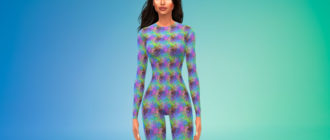 Комбинезон для женщин для Симс 4 – фото 1