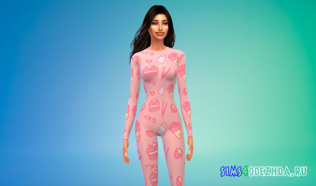 Комбинезон для женщин для Симс 4 – фото 2