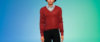 Рубашка со свитшотом для Симс 4 – фото 1