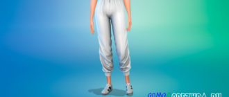 Стильные джоггеры для женщин для Симс 4 – фото 1