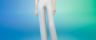 Женские брюки-палаццо для Симс 4 – фото 1