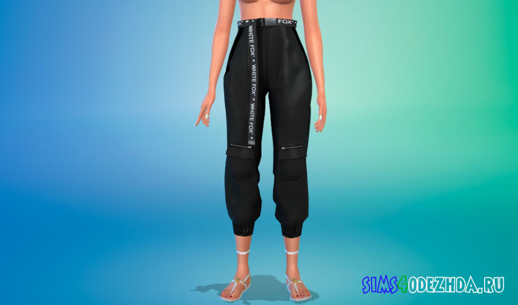 Брюки карго женские для Симс 4 – фото 2