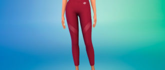 Леггинсы Адидас для Симс 4 – фото 1