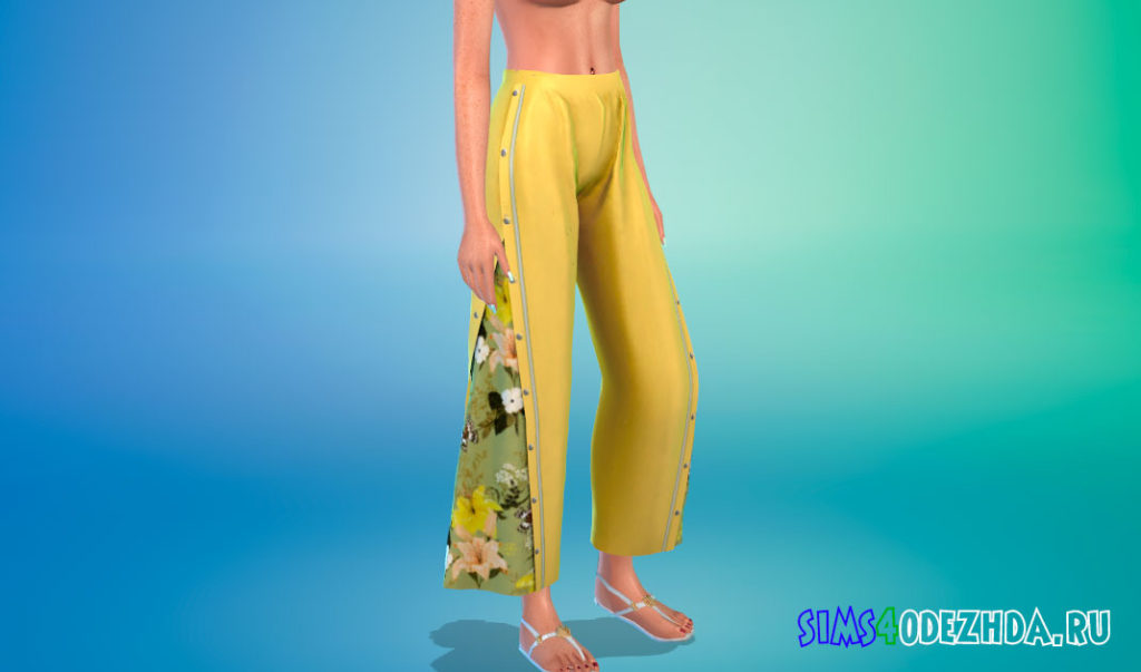 Штаны в стиле бохо для Симс 4 – фото 3