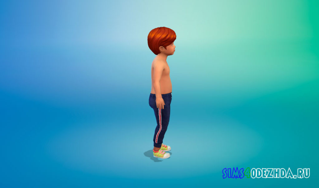 Спортивные штаны для малышей для Симс 4 – фото 2