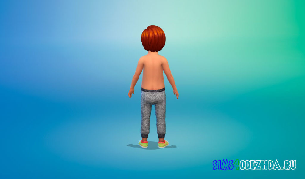 Спортивные штаны для малышей для Симс 4 – фото 3