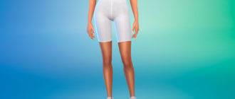 Женские велошорты для Симс 4 – фото 1