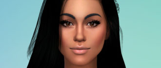 Глянцевый цвет губ для Симс 4 – фото 1