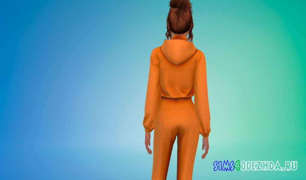 Комбинезон с капюшоном для Симс 4 – фото 3