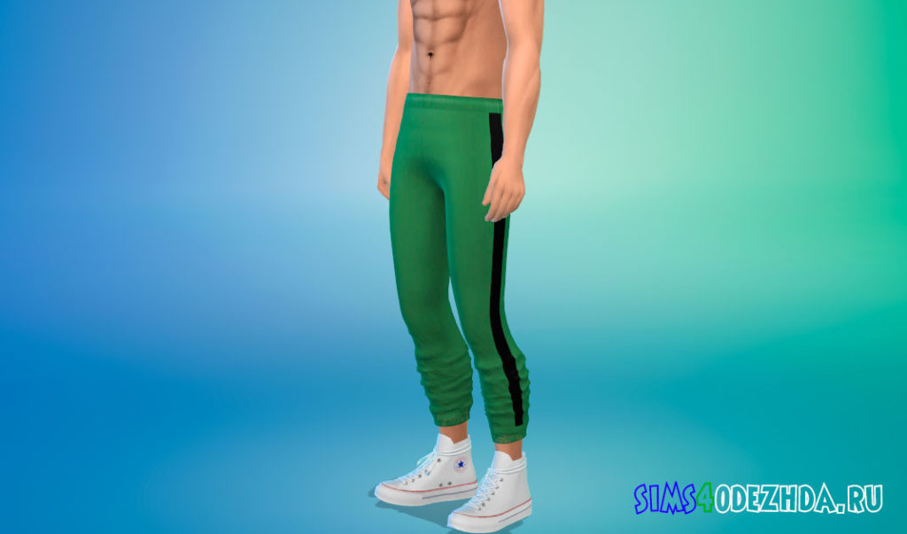 Мужские стильные джоггеры для Симс 4 – фото 2