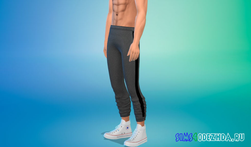 Мужские стильные джоггеры для Симс 4 – фото 3