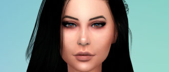 Нежные дымчатые тени для век Snow Bunny для Симс 4 – фото 1