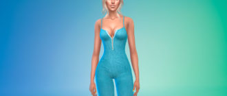 Пижамный комбинезон для Симс 4 – фото 1