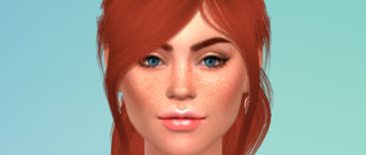 Прозрачный блеск для губ для Симс 4 – фото 1