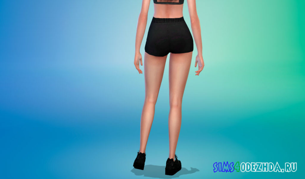 Шорты Nike для девушек для Симс 4 – фото 3
