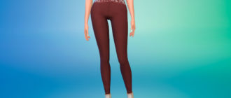 Спортивные леггинсы Nike для Симс 4 – фото 1