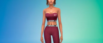 Стильный костюм Nike для Симс 4 – фото 1