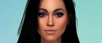 Тени для век с блестками N01 для Симс 4 – фото 1